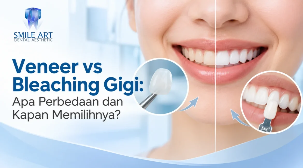 veneer vs bleaching